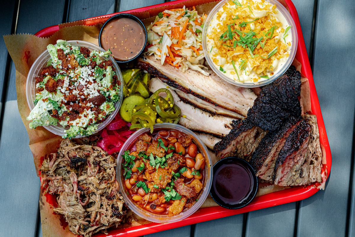 Brisket, pulled pork, and turkey headline the menu at Lawrence Barbecue