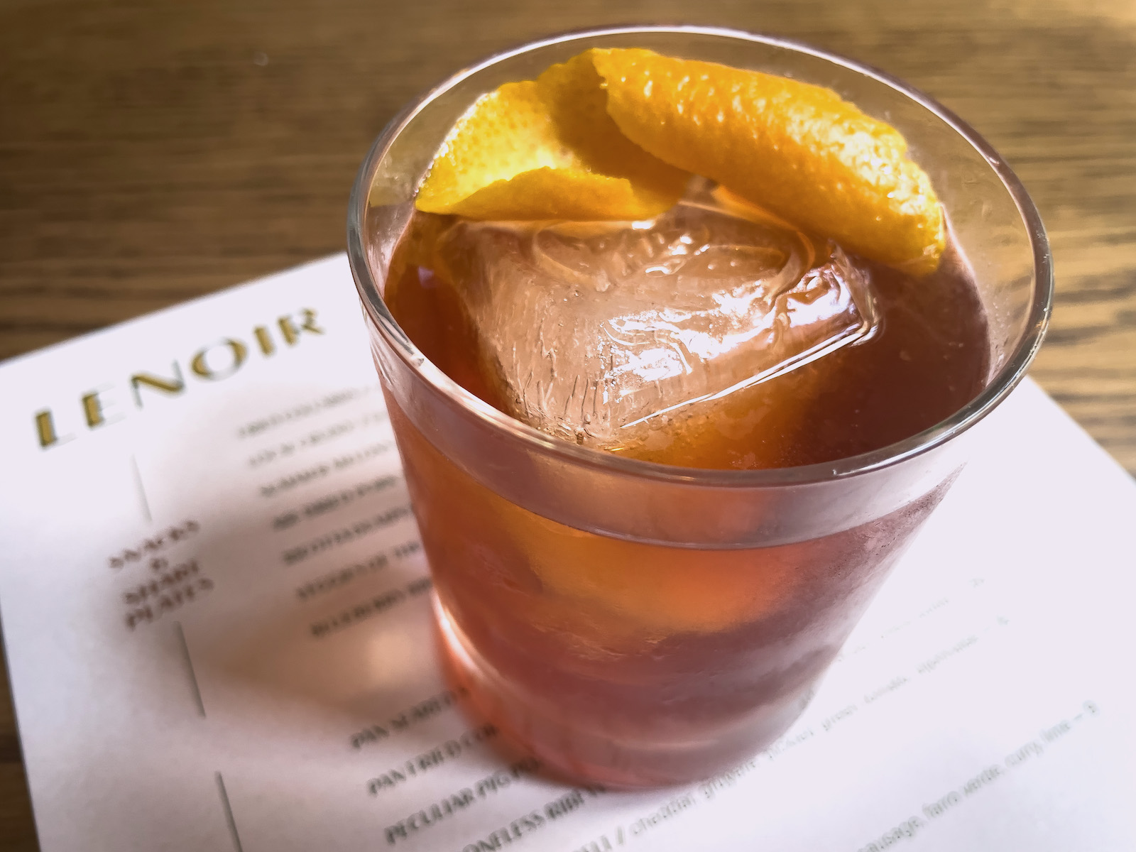 The Short Rows at Lenoir in Charleston gets a local bitter touch from High Wire Southern Amaro